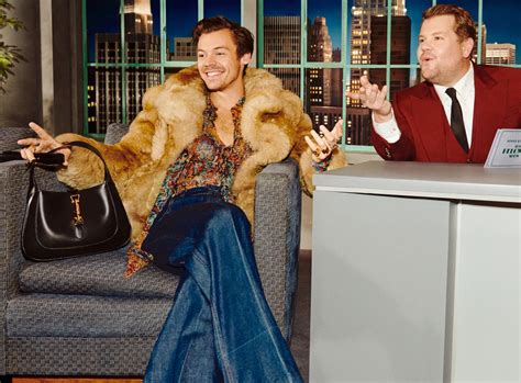 gucci james corden harry styles|the gucci beloved campaign.